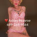 Ashley Monroe posing in pink heart-pattern lingerie