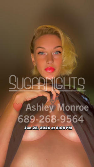 Ashley Monroe Orlando escort blonde close-up selfie